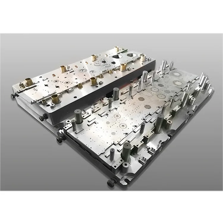 Double-Row Progressive Die for AC Compressor Motor